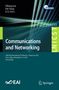 "Communications and Networking", 20th EAI Konferenz, Xi'an, 8–9 Nov 2025. Blau-grüner Hintergrund mit Linien und Logos., Buch