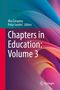 „Chapters in Education: Volume 3“. Bunte, fließende Farbverläufe im Hintergrund. Springer-Logo unten., Buch