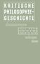 Kritische Philosophiegeschichte, Buch