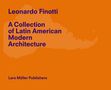 Text: "Leonardo Finotti, A Collection of Latin American Modern Architecture, Lars Müller Publishers." Oranger Hintergrund., Buch