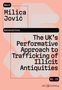Text: "Next Generation Milica Jović. The UK’s Performative Approach to Trafficking of Illicit Antiquities. Nr. 15."  
Hintergrundfarbe: Pastellrosa., Buch