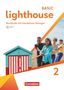 Titel: "lighthouse BASIC", Untertitel: "Workbook mit interaktiven Übungen". Kinder spielen zusammen. Cornelsen-Logo unten., Buch