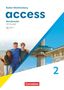 „Baden-Württemberg access Wordmaster mit Lösungen“ und „Cornelsen“. Drei lachende Kinder am Strand, Aussichtsturm rechts.