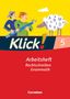 : Klick! Deutsch. 5. Schuljahr. Schreiben. Arbeitsheft. Westliche Bundesländer, Buch