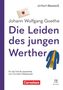 Titel: "Die Leiden des jungen Werther" von Johann Wolfgang Goethe, bearbeitet von Cornelie Hildebrandt. Umschlag mit Siegel, Jacke., Buch