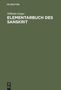 Wilhelm Geiger: Elementarbuch des Sanskrit, Buch