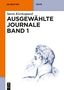 Søren Kierkegaard: Ausgewählte Journale, Band 1, De Gruyter Texte, Buch