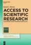 David J. Brown: Access to Scientific Research, Buch