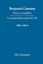 Benjamin Constant: ¿uvres complètes, XII, Correspondance générale 1821¿1822, Buch