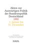 Akten zur Auswärtigen Politik der Bundesrepublik Deutschland 1992. 2 Bände, Buch
