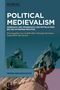 Titel: Political Medievalism. Skulptur eines gepanzerten Reiters und Pferds, mit blauem und rosa Farbverlauf., Buch