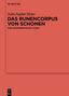 Roter Hintergrund mit Text: "Julia-Sophie Heier, DAS RUNENCORPUS VON SCHONEN, EINE GRAPHEMATISCHE STUDIE, DE GRUYTER". Unten links Logo., Buch