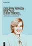 „Liselotte Mettler – Eine Frau in der Medizin“, Illustration einer lächelnden Frau in Arztkittel., Buch