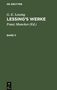 G. E. Lessing: Lessing¿s Werke, Band 3, Lessing¿s Werke Band 3, Buch