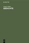 August Stöber: Gedichte, Buch