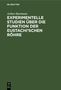 Arthur Hartmann: Experimentelle Studien über die Funktion der Eustachi'schen Röhre, Buch