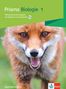 "Prisma Biologie 5/6", differenzierte Ausgabe, Baden-Württemberg, mit einem Foto eines Fuchses und Klett-Logo., 1 Buch und 1 Diverse