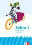 Zebra 1.Buchstabenheft in Druckschrift Klasse 1, 1 Buch und 1 Diverse