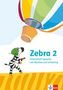 Zebra 2. Arbeitsheft Sprache mit eTraining Klasse 2, Buch