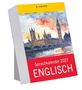 Text: "Sprachkalender 2027 ENGLISCH". Illustration: Malerische Darstellung von Big Ben und dem Parlament in London. Logo: Langenscheidt., Kalender