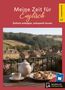 „Meine Zeit für Englisch. Einfach anfangen, entspannt lernen.“ Ein Tisch mit Tee, Scones und Blick auf eine Hügellandschaft., Buch