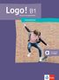 "Logo! B1 Deutsch für Jugendliche, Intensivtrainer, Alles Digitale auf allango! Klett Logo. Ein Skateboarder springt vor einer Ziegelmauer.", Buch