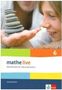 : mathe live. Arbeitsheft mit Lösungsheft 6. Schuljahr. Allgemeine Ausgabe, Buch