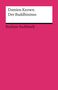 Der Text sagt: "Damien Keown Der Buddhismus" und "Reclam Sachbuch". Einfache, klare Gestaltung auf pinkem Hintergrund., Buch