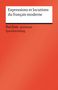 Berthe-Odile Simon-Schaefer: Expressions et locutions du français moderne, Buch