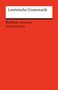Fritz Fajen: Lateinische Grammatik, Buch, Buch