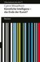 [Catrin Misselhorn] Künstliche Intelligenz – das Ende der Kunst? Farbenfrohe Grafik mit vertikalen Streifen in diversen Farben., Buch