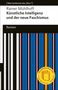 "Was bedeutet das alles?" Rainer Mühlhoff: Künstliche Intelligenz und der neue Faschismus. Reclam. Vertikale Streifen in Blau, Weiß, Schwarz., Buch