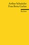 Arthur Schnitzler: Frau Berta Garlan, Buch