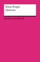 Klaus Berger: Qumran, Buch