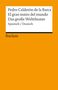 Pedro Calderón de la Barca: El gran teatro del mundo / Das große Welttheater, Buch