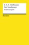 E. T. A. Hoffmann: Der Sandmann, Buch