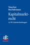 Titel: "Kapitalmarktrecht in 50 Leitentscheidungen" von Timo Fest und Ben Fuhrmann. Unten links ist ein Löwen-Logo.