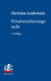 "Christian Armbrüster. Privatversicherungsrecht, 3. Auflage." Blaues Cover mit einem weißen Greif-Logo unten links., Buch