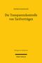 Patrick Baumann: Die Transparenzkontrolle von Tarifverträgen, Buch