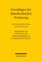 "Grundlagen der demokratischen Verfassung" steht im Zentrum, gelber Hintergrund, Herausgeber und Verlag genannt., Buch
