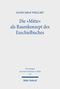 Das Buchcover zeigt den Titel: "Die »Mitte« als Raumkonzept des Ezechielbuches" von Giancarlo Voellmy. Verlag: Mohr Siebeck., Buch