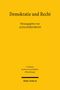 Auf gelbem Hintergrund steht "Demokratie und Recht" und "Herausgegeben von ALEXANDER BRUNS". Unten: "Mohr Siebeck"., Buch