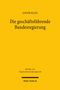 Covertext: Jannik Klein, "Die geschäftsführende Bundesregierung", Beiträge zum Organisationsverfassungsrecht, Mohr Siebeck. Gelber Hintergrund., Buch
