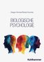 Titel: "Biologische Psychologie." Autoren: Gregor Domes/Robert Kumsta. Bunte Silhouetten mit Gehirnmotiven., Buch