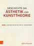 "GESCHICHTE DER ÄSTHETIK UND KUNSTTHEORIE. BAND 1: VON DER ANTIKE BIS ZUM 19. JAHRHUNDERT." Text vor Spiralmuster., Buch