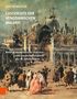 „GÜNTER BRUCHER, GESCHICHTE DER VENEZIANISCHEN MALEREI, Band 9: Venezianische Veduten- und Landschaftsmalerei des 18. Jahrhunderts.“  
Darunter eine Menschenmenge vor einer prunkvollen venezianischen Kirche., Buch