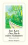 Bas Kast: Das Buch eines Sommers, Buch