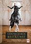 Oben "SONJA LEITENSTERN". Zentral "GESUND DURCH REITKUNST". Unten kleiner "Klassische Dressur, Konzept für ein langes Reitpferdeleben". Frau auf schwarzem Pferd in eleganter Reithalle., Buch