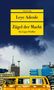 Text: „Unionsverlag, Leye Adenle, Zügel der Macht, Ein Lagos-Thriller.“ Gelber Minibus vor städtischer Skyline., Buch