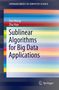 Zhu Han: Sublinear Algorithms for Big Data Applications, Buch